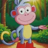 Boots In Dora The Explorer Diamond Painting