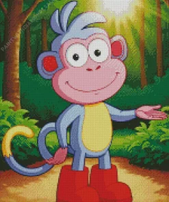 Boots In Dora The Explorer Diamond Painting