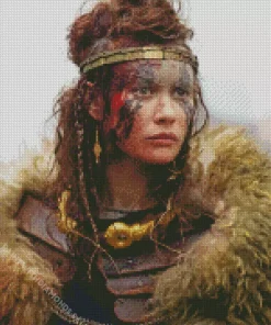 Boudica Queen Of War Olga Kurylenko Diamond Painting