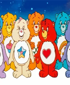 Care Bears Cartoon Diamond By Numbers