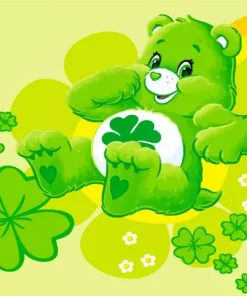 Care Bears Good Luck Bear Diamond By Numbers