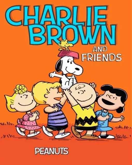 Charlie Brown With Friends Diamond Painting