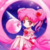 Chibiusa Sailor Moon Diamond With Numbers