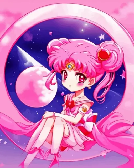 Chibiusa Sailor Moon Diamond With Numbers