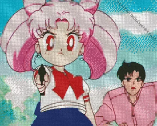 Chibiusa In Sailor Moon Diamond Painting