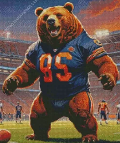 Chicago Bears Big Bear Diamond Paintings