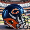 Chicago Bears Helmet Diamond By Numbers