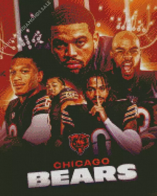 Chicago Bears Legends Diamond Paintings