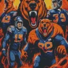 Chicago Bears Players Art Diamond Paintings