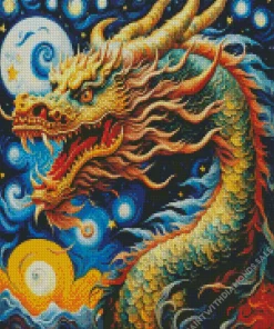 Chinese Dragon Art Diamond Paints