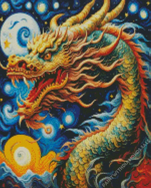 Chinese Dragon Art Diamond Paints