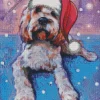 Christmas Cockapoo Diamond Painting