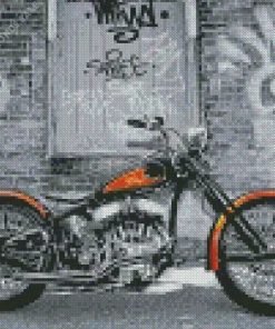 Classic harley davidson Diamond With Numbers