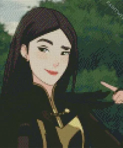 Claudia The Dragon Prince Diamond Painting