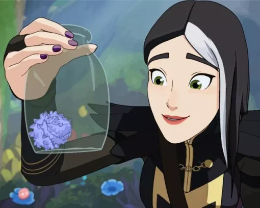 Claudia In The Dragon Prince Diamond Painting