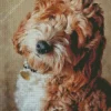 Cockapoodle Dog Diamond Painting