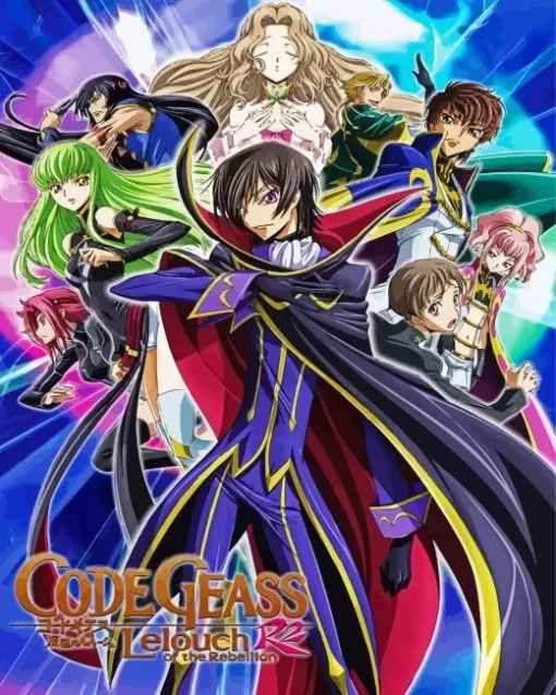 Code Geass Anime Diamond Painting