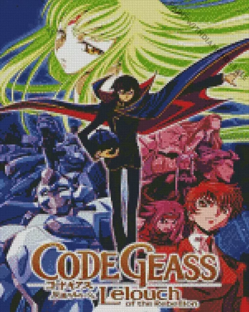 Code Geass Anime Series Diamond Painting