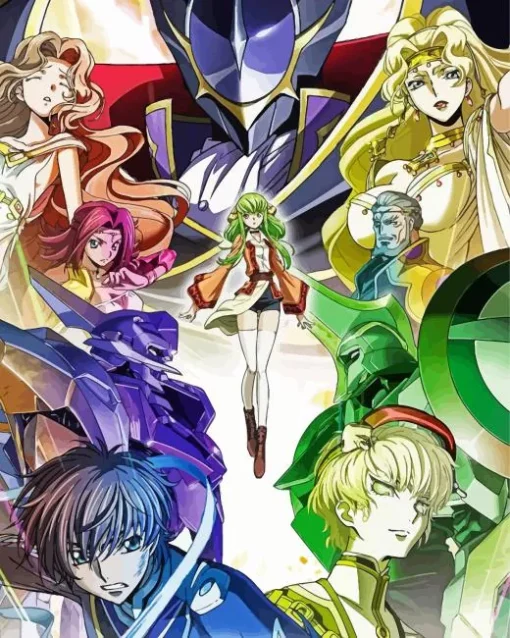 Code Geass Characters Diamond Painting