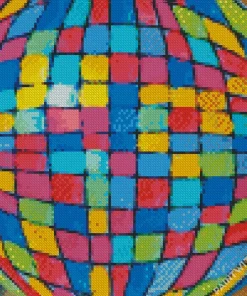 Colorful Disco Ball Diamond Painting