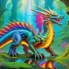 Colorful Dragon Diamond Paintings