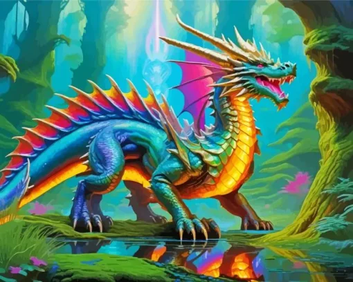 Colorful Dragon Diamond Paintings