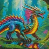 Colorful Dragon Diamond Paints