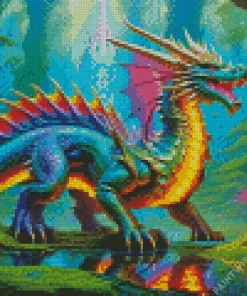 Colorful Dragon Diamond Paints