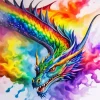 Colorful Smoke Dragon Diamond Paintings