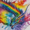 Colorful Smoke Dragon Diamond Paints