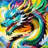 Colorful chinese dragon Diamond Paintings