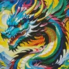 Colorful chinese dragon Diamond Paints