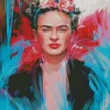 Colorful Frida Kahlo Diamond Painting