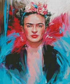 Colorful Frida Kahlo Diamond Painting