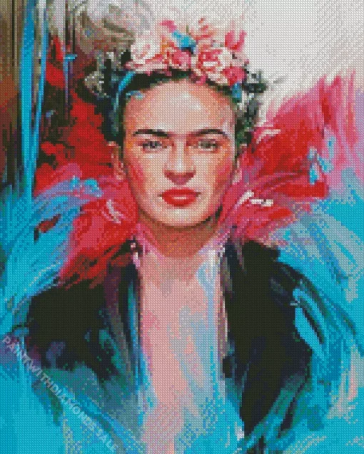 Colorful Frida Kahlo Diamond Painting