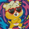 Cool Tenderheart Bear Diamond Paintings