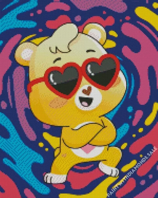 Cool Tenderheart Bear Diamond Paintings