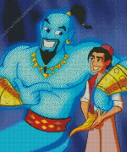 Aladdin Genie Art Diamond Painting