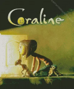 Coraline Animated Movie Diamond With Numbers