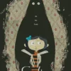 Coraline Horror Movie Diamond With Numbers