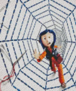 Coraline Animated Movie Diamond With Numbers