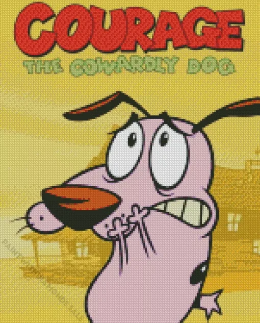 Courage The Cowardly Dog Diamond Painting