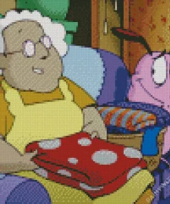 Courage The Cowardly Dog Animated Series Diamond Painting