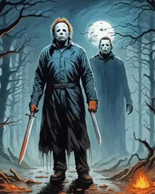 Creepy michael myers Diamond Paints