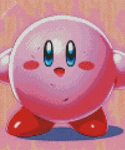 Cute kirby Diamond With Numbers