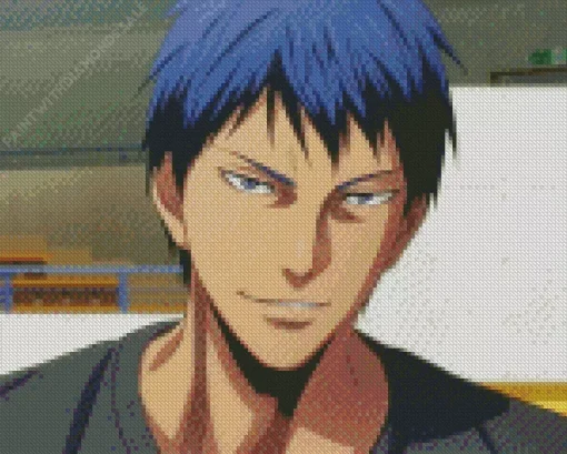 Daiki Aomine Kurokos Basketball Diamond Painting