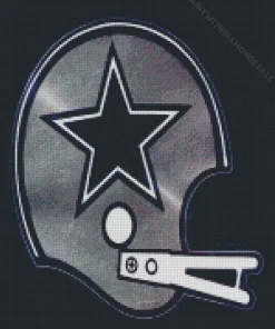 Dallas Cowboys Helmet Diamond Painting