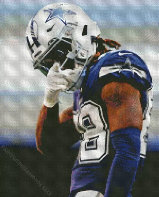 Aesthetic Dallas Cowboys Player Diamond Painting