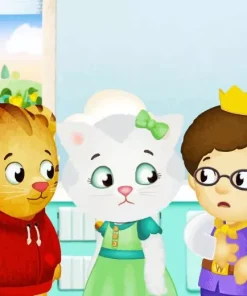 Daniel Tigers Neighborhood Animated Series Diamond Painting