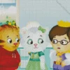Daniel Tigers Neighborhood Animated Series Diamond Painting